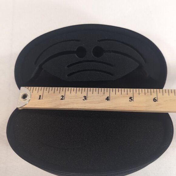 Oakley Soft Vault Flak Jacket 2.0 Hardside Clamshell Black Zip Glasses Sun Case - Picture 9 of 10